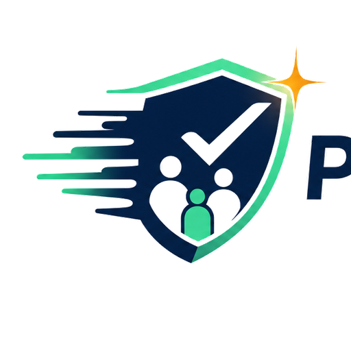 PolicyQuick shield checkmark logo